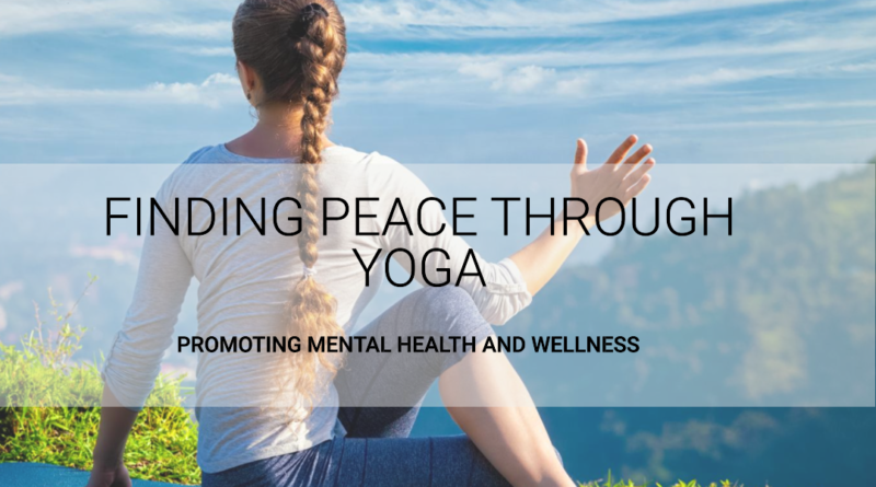 Illustration of Yoga Poses for Mental Health